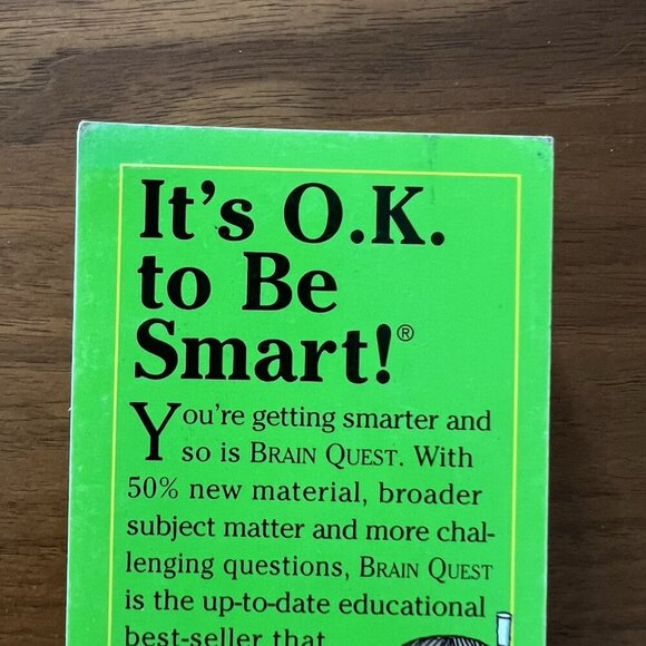 Brain Quest Learn Multi Subject 1st Grade Ages 6-7 Quiz Deck #1 VTG 2nd Ed 1999 - Picture 8 of 9